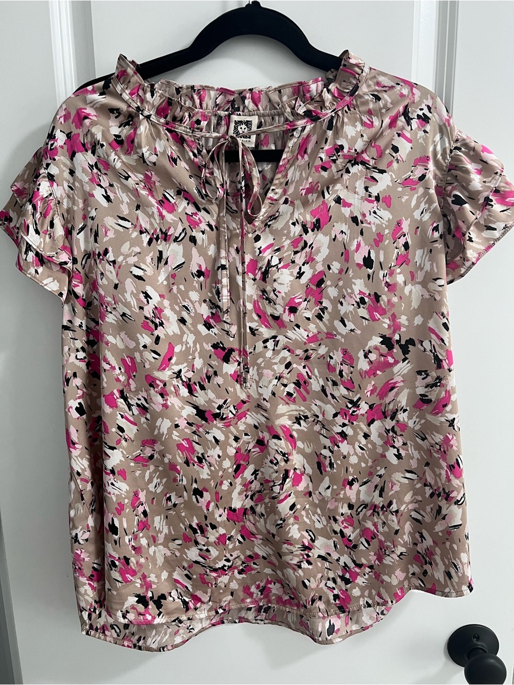 Anne Klein Short Sleeve Blouse